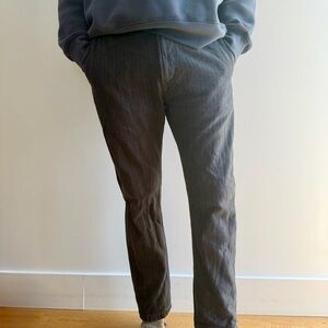 Diesel Herringbone Cotton Pants - Grey - Size 32